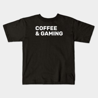 Coffee And Gaming Kids T-Shirt